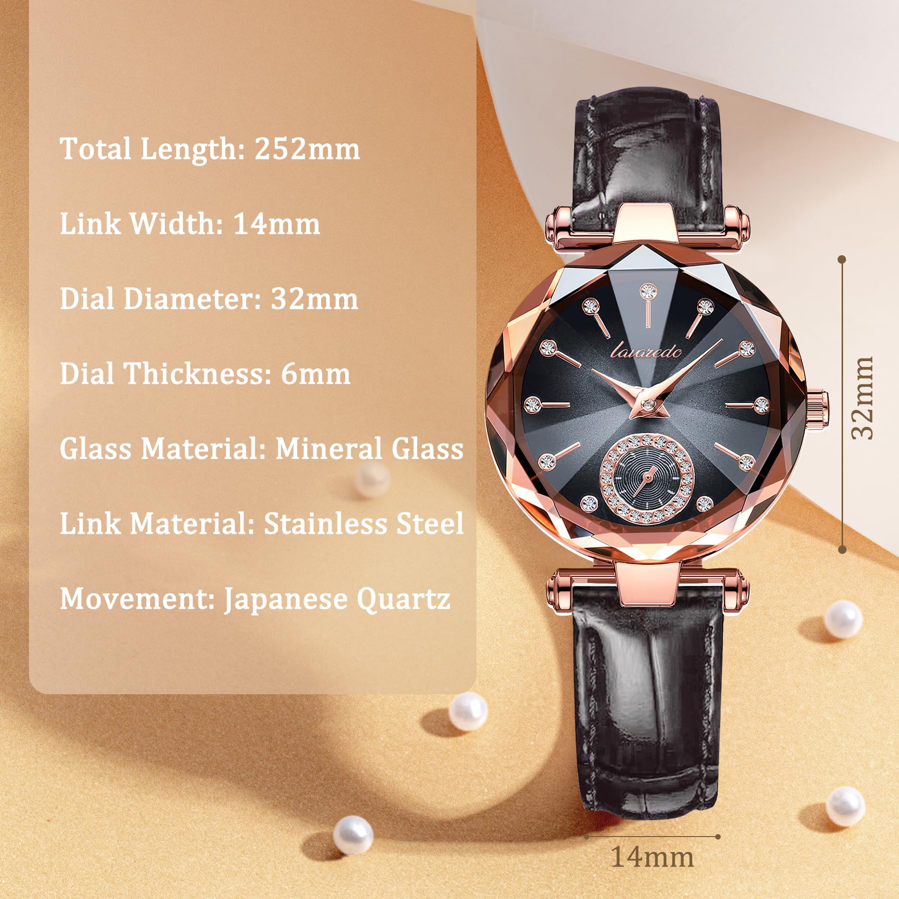 Foto 7 | Reloj Nn Ben Nevis Para Mujer, Elegante Correa De Piel - Venta Internacional.