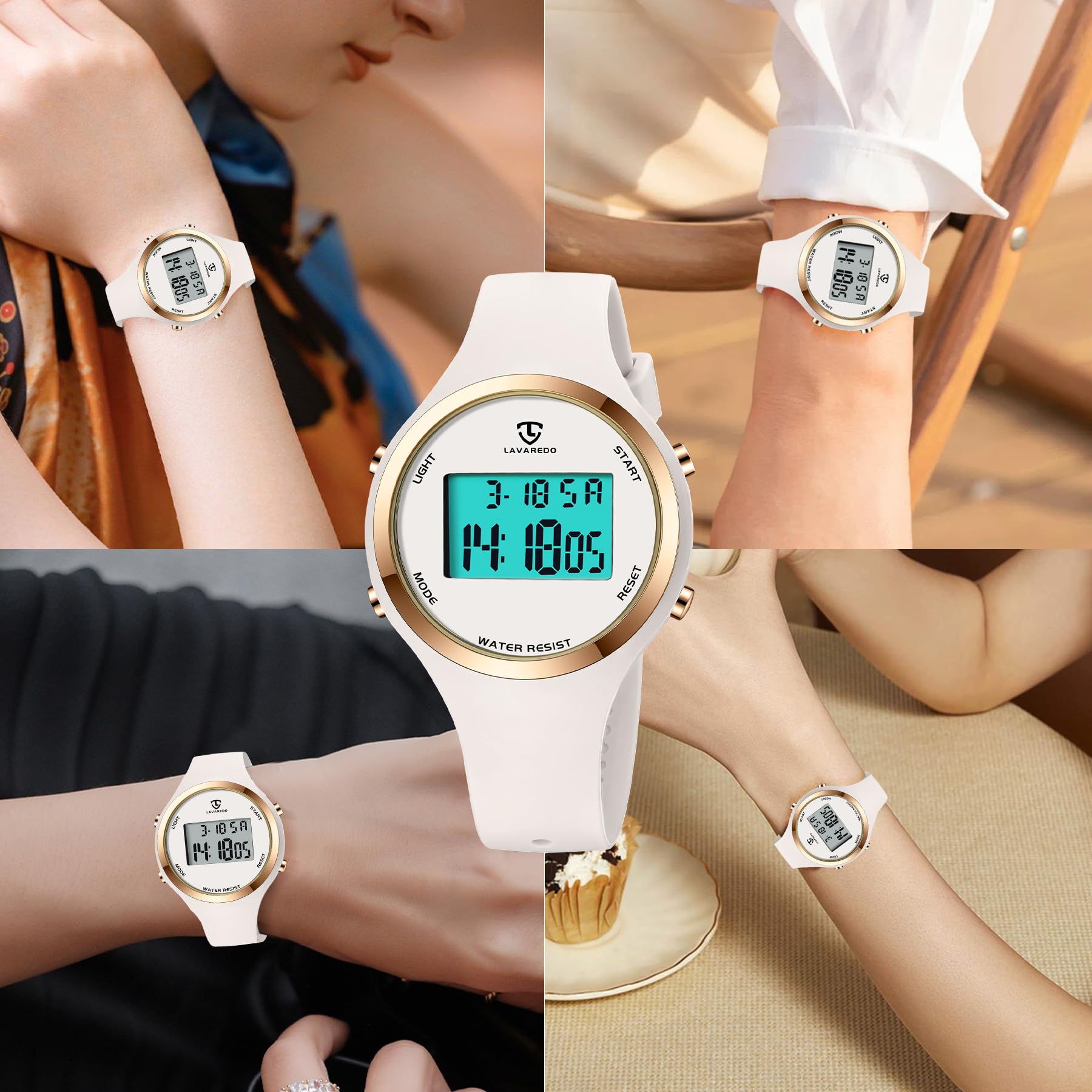 Foto 3 pulgar | Reloj Digital Nn Ben Nevis Para Mujer Con Alarma Y Retroiluminación - Venta Internacional.