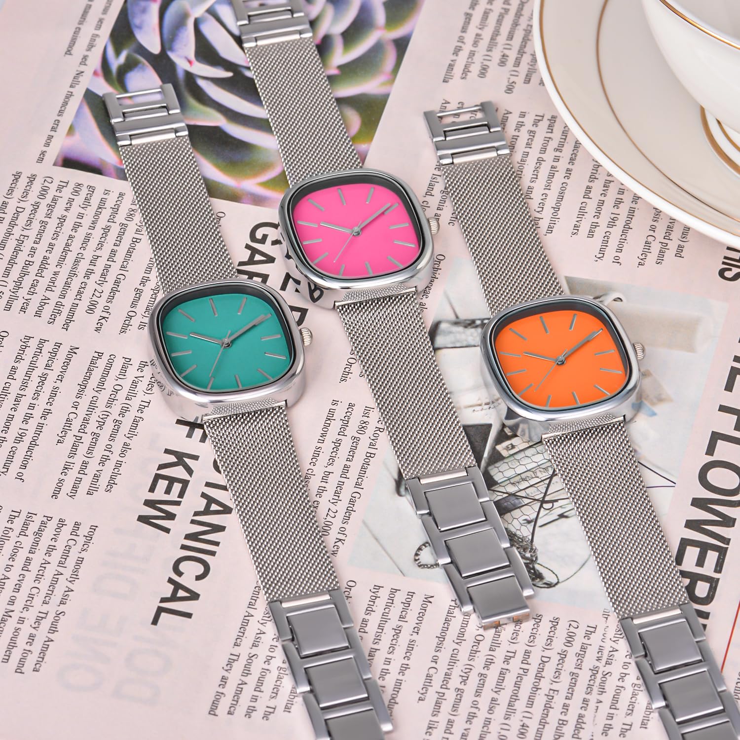 Foto 6 pulgar | Reloj Bisley Starry Sky Para Mujer Con Esfera Azul De Acero Inoxidable - Venta Internacional.