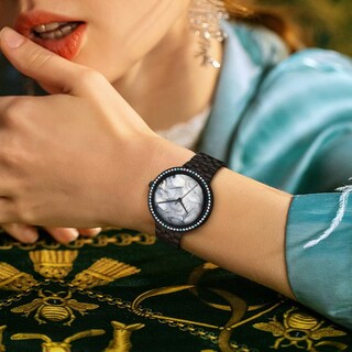 Foto 3 | Brazalete Watch Bisley De Acero Inoxidable Para Mujer, Color Negro - Venta Internacional.