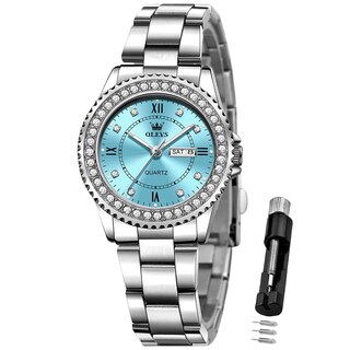Foto 1 | Reloj OLEVS Business Dress Quartz de Acero Inoxidable para Mujer - Venta Internacional