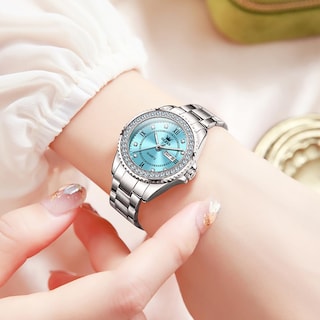 Foto 2 | Reloj OLEVS Business Dress Quartz de Acero Inoxidable para Mujer - Venta Internacional
