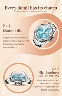 Foto 4 | Reloj OLEVS Business Dress Quartz de Acero Inoxidable para Mujer - Venta Internacional