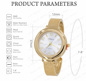 Foto 2 | Brazalete de Madreperla Watch Blekon para Mujer - Venta Internacional