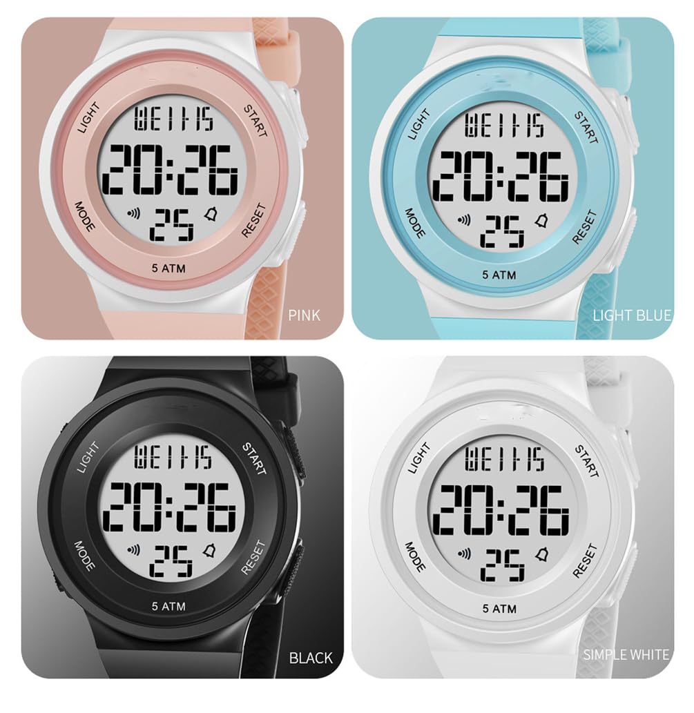 Foto 6 pulgar | Reloj Digital Led Impermeable Senrud Fashion para Mujer - Venta Internacional