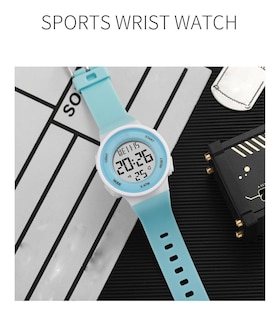 Foto 3 | Reloj Senrud Fashion Led Digital 5 Atm Impermeable para Mujer - Venta Internacional