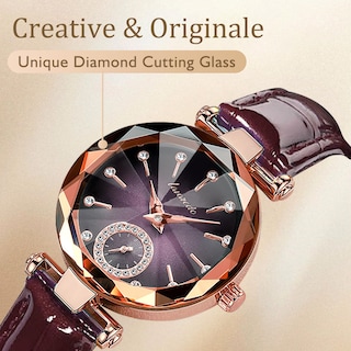 Foto 3 | Reloj NN Ben Nevis con Correa de Piel Elegante para Mujer - Venta Internacional