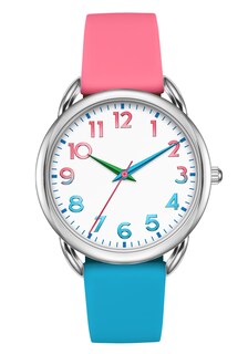 Foto 1 | Reloj Bisley de Silicona Rosa y Azul 38mm para Mujer - Venta Internacional