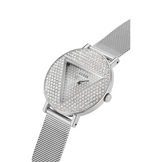 Foto 2 | Reloj Guess Esfera Plateada para Mujer - Venta Internacional