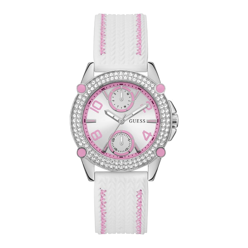 Foto 1 | Reloj Guess Blanca para Mujer- Venta Internacional