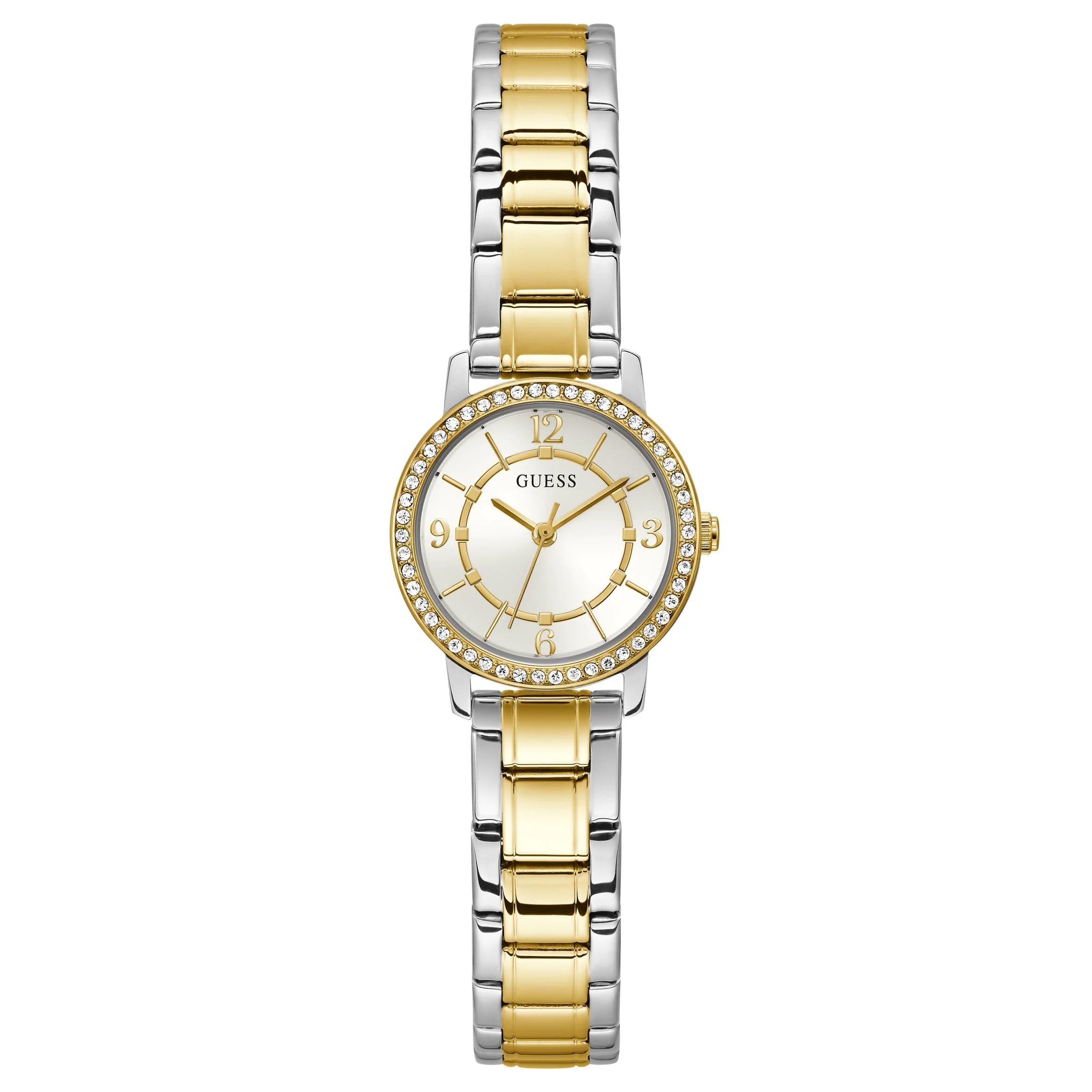 Foto 2 pulgar | Reloj Guess 28 mm Tono Plata con Dorado para Mujer - Venta Internacional