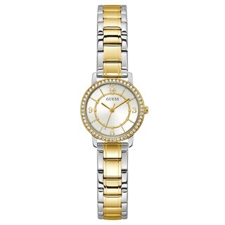 Foto 1 | Reloj Guess 28 mm Tono Plata con Dorado para Mujer - Venta Internacional