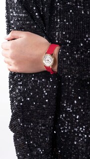 Foto 2 | Reloj Guess Correa Roja 25 mm para Mujer - Venta Internacional
