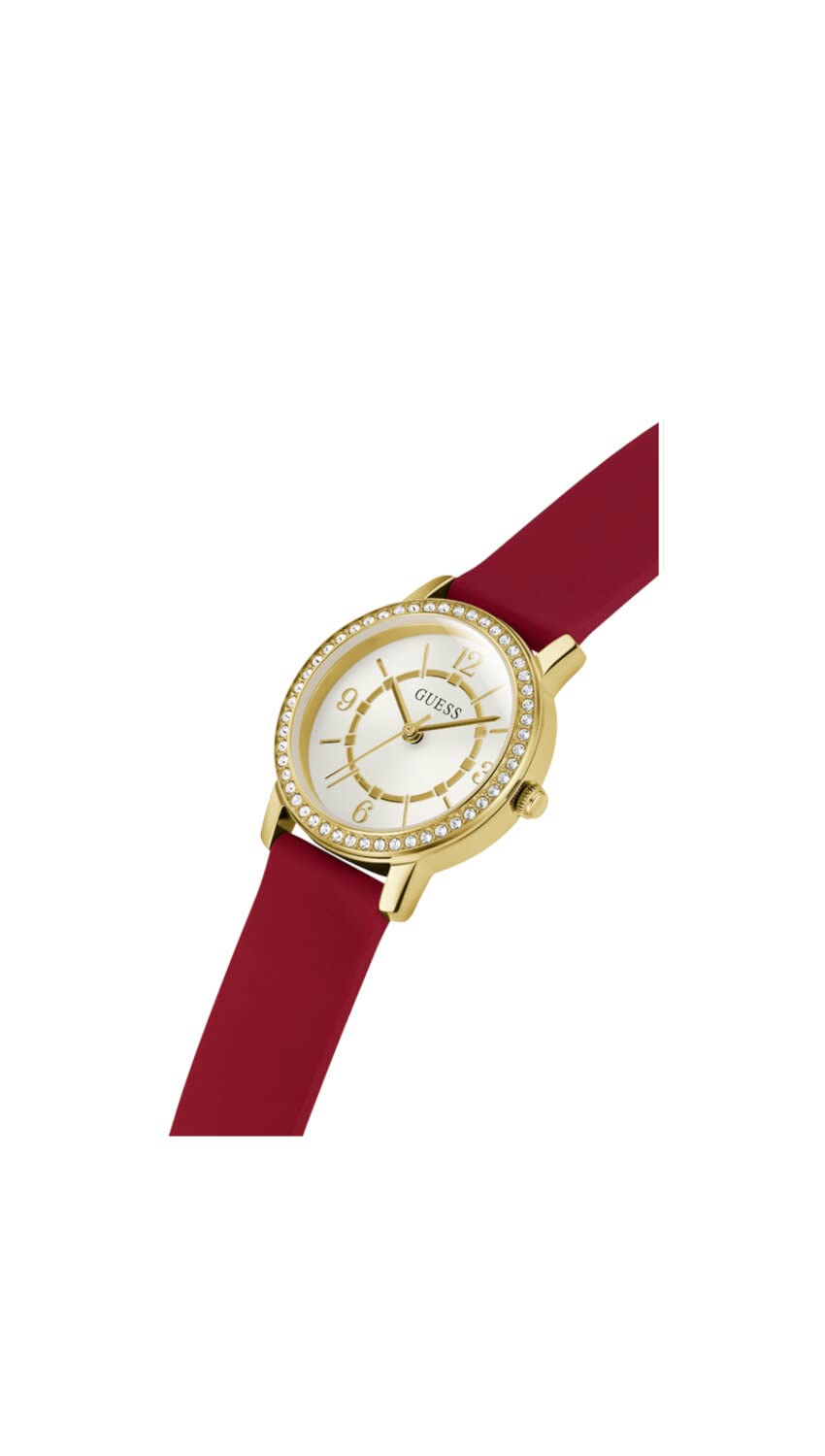 Foto 5 | Reloj Guess Correa Roja 25 mm para Mujer - Venta Internacional