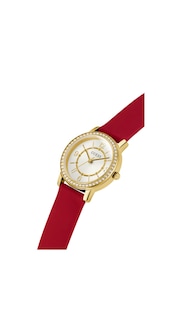 Foto 5 | Reloj Guess Correa Roja 25 mm para Mujer - Venta Internacional