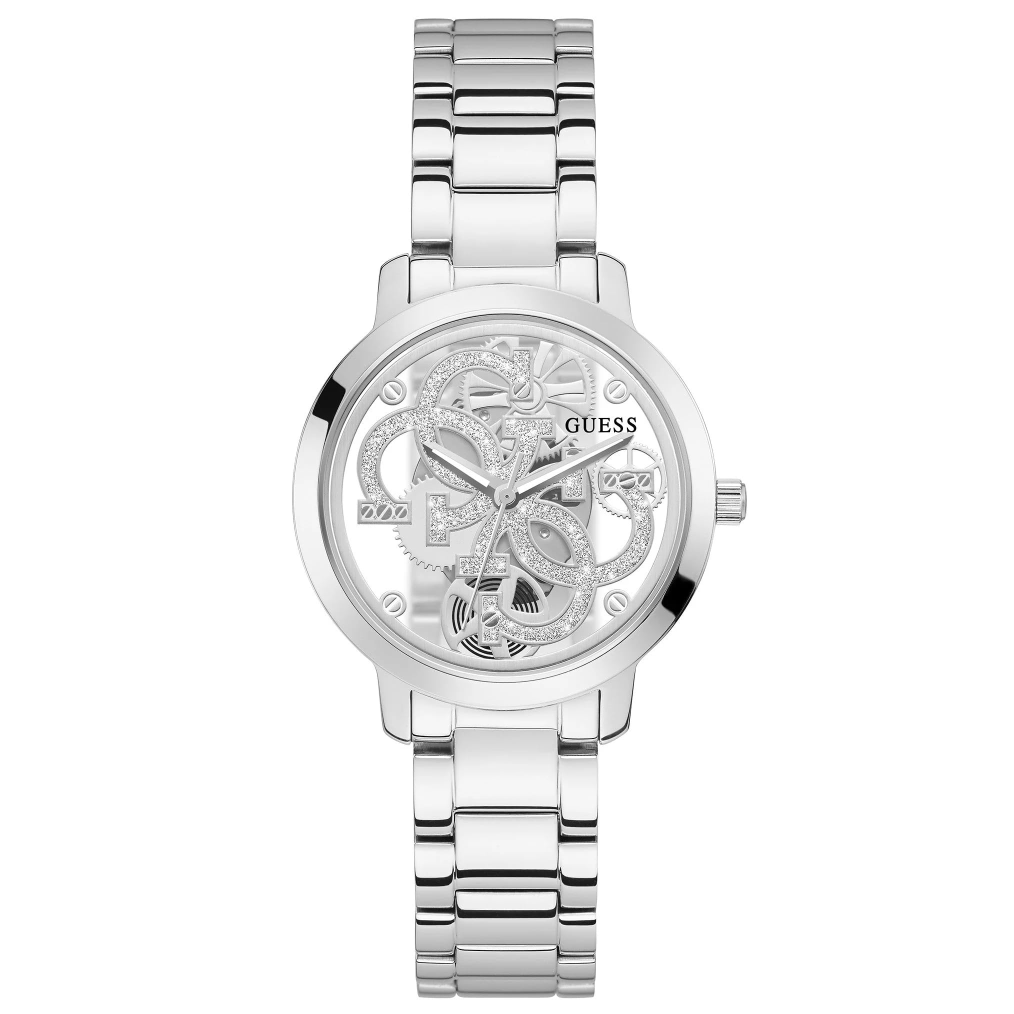 Foto 2 pulgar | Reloj Guess Plateado para Mujer - Venta Internacional