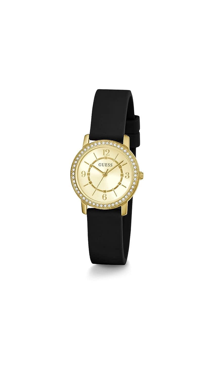 Foto 2 pulgar | Reloj Guess Correa Negra 28 mm para Mujer - Venta Internacional