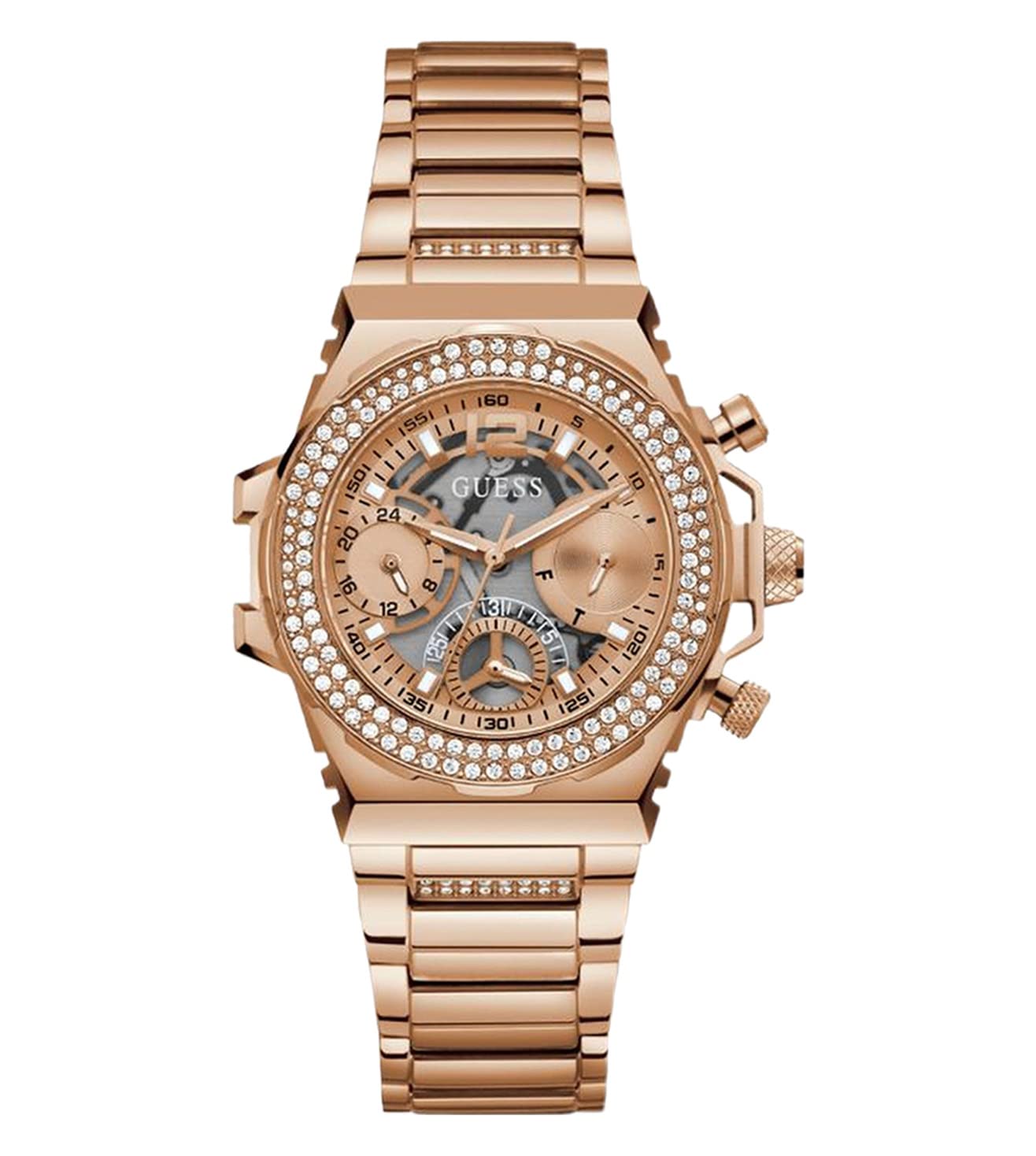 Reloj Guess de 36 mm con Caja y Correa en Oro Rosa para Mujer - Venta Internacional