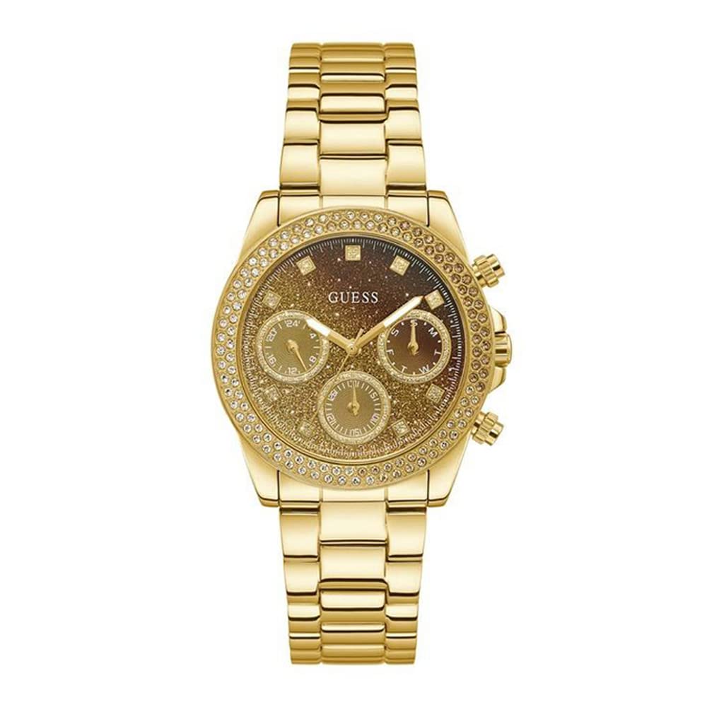 Foto 2 pulgar | Reloj Guess Esfera Champán para Mujer - Venta Internacional