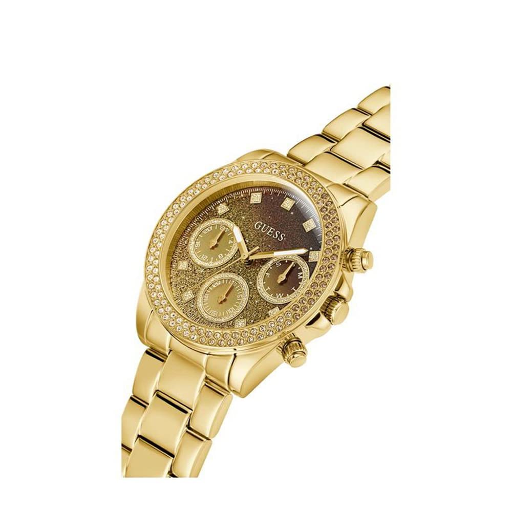 Foto 5 pulgar | Reloj Guess Esfera Champán para Mujer - Venta Internacional