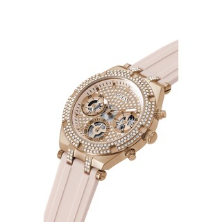 Foto 2 | Reloj Guess para Mujer Cristal Tallado Rosa - Venta Internacional