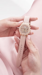 Foto 6 | Reloj Guess para Mujer Cristal Tallado Rosa - Venta Internacional