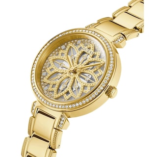 Foto 4 | Reloj Guess para Mujer Pulsera Dorada 36 mm - Venta Internacional