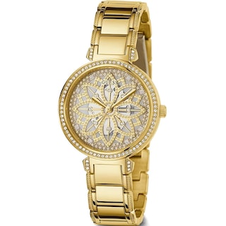 Foto 5 | Reloj Guess para Mujer Pulsera Dorada 36 mm - Venta Internacional