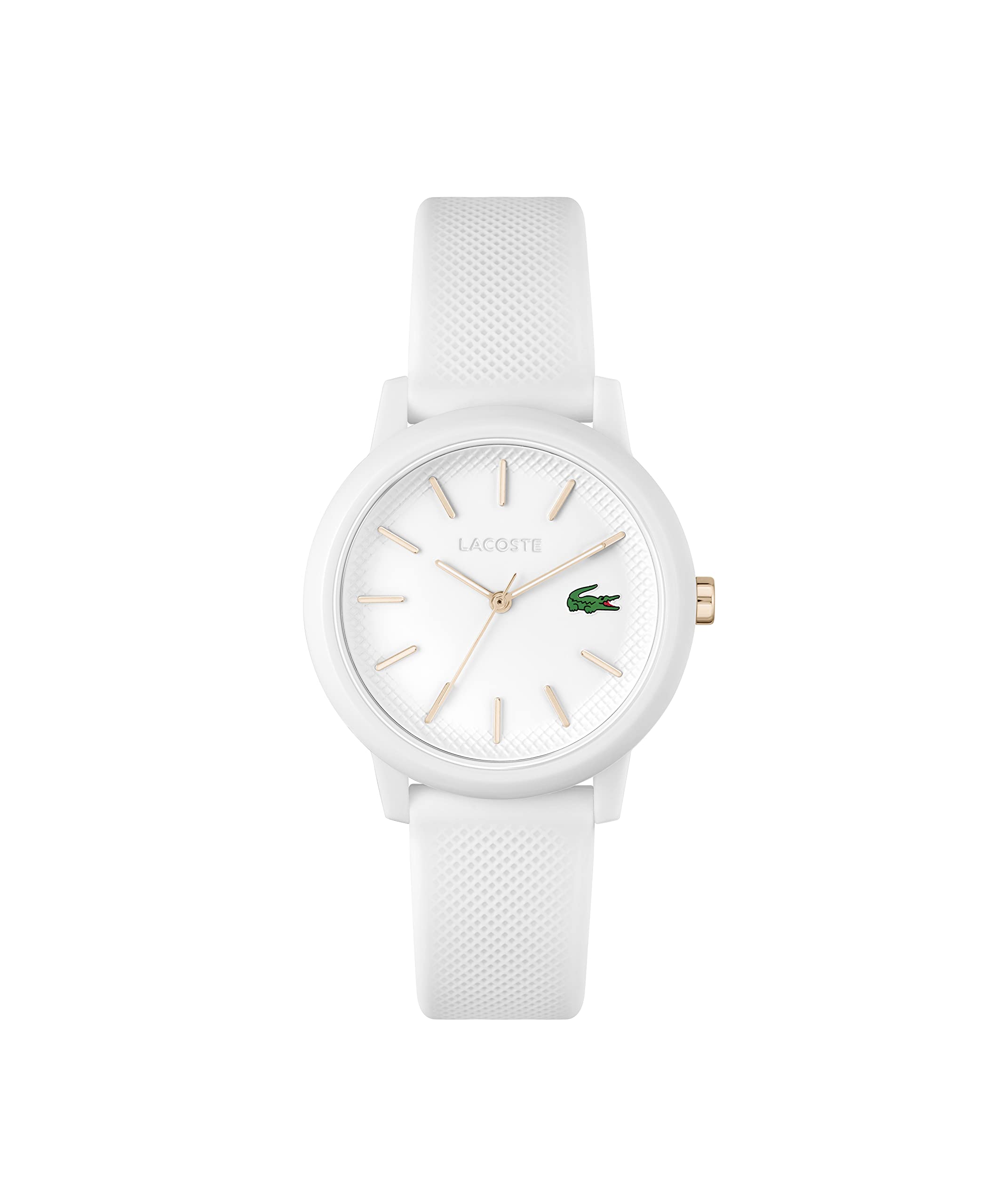 Foto 2 pulgar | Reloj Lacoste 12.12 Para Mujer, Cuarzo, Plástico Y Silicona, Color Blanco - Venta Internacional.