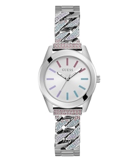 Foto 1 | Reloj Guess G-link Plateado para Mujer-Venta Internacional
