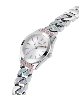 Foto 2 | Reloj Guess G-link Plateado para Mujer-Venta Internacional