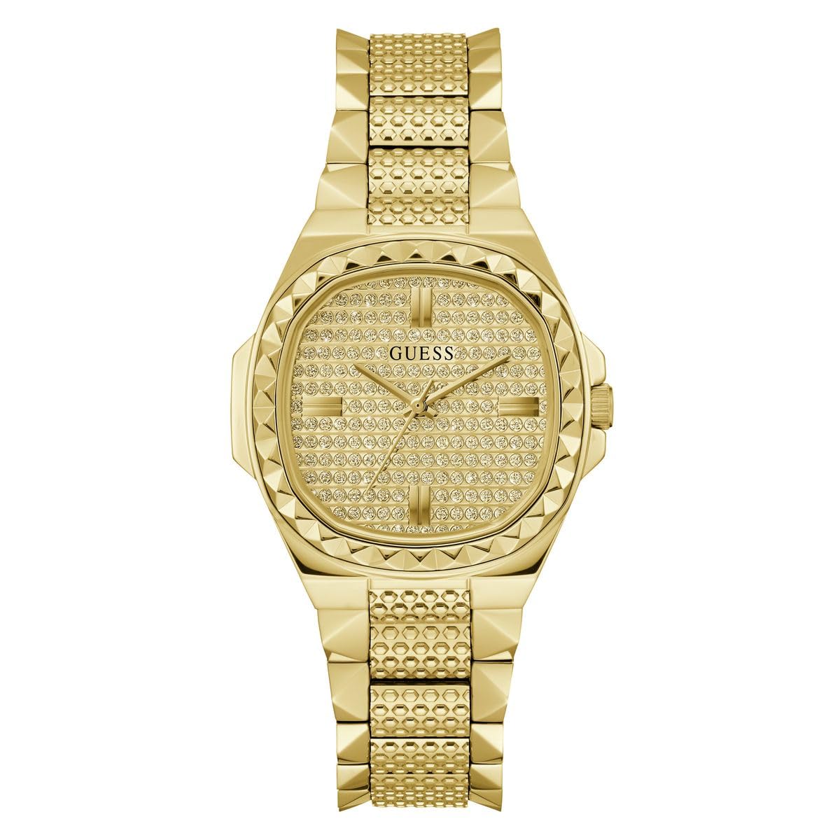 Foto 2 pulgar | Reloj Guess Para Mujer En Tono Dorado Con Esfera Champán Y Caja De 36 Mm - Venta Internacional.