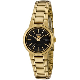 Foto 1 | Reloj Seiko Syme48 5 Automatic Para Mujer En Acero Dorado - Venta Internacional.