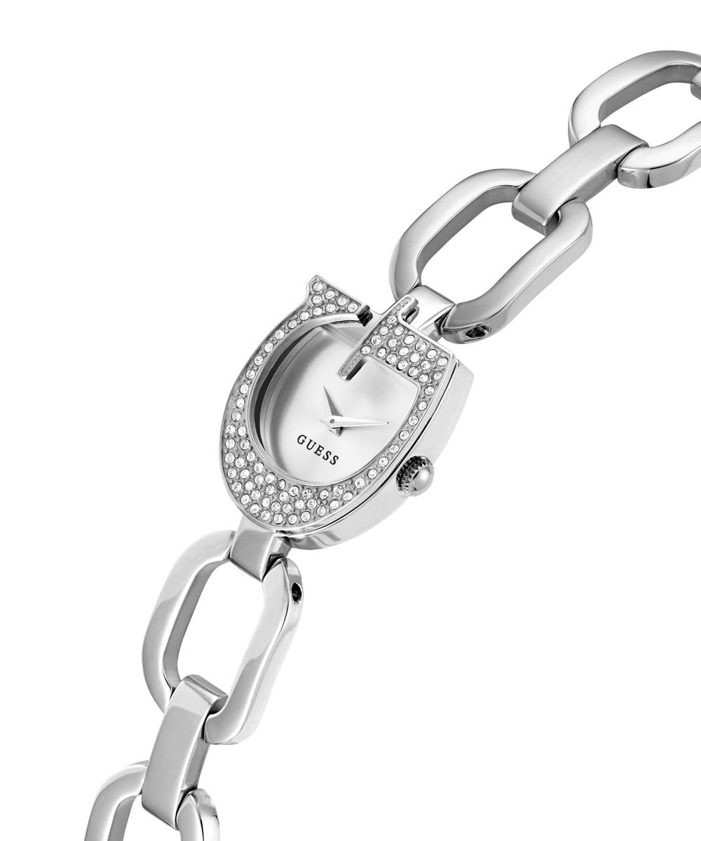 Foto 3 pulgar | Reloj Guess Plateado para Mujer-Venta Internacional