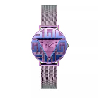 Foto 1 | Reloj Guess Para Mujer Con Correa Iridiscente De 36 Mm Y Esfera Iridiscente - Venta Internacional.