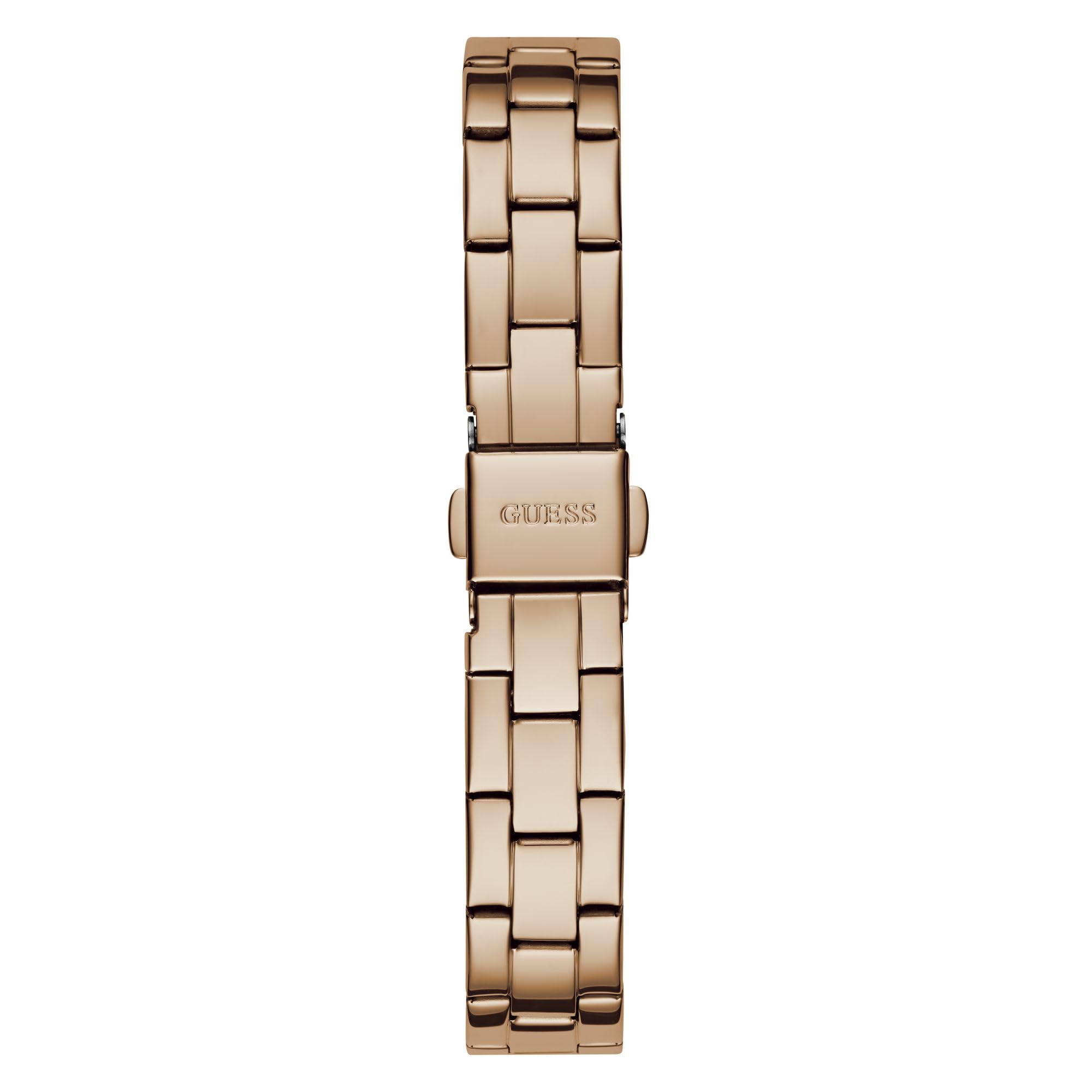 Foto 4 pulgar | Brazalete Y Esfera Watch Guess Para Mujer En Tono Oro Rosa De 25 Mm - Venta Internacional.