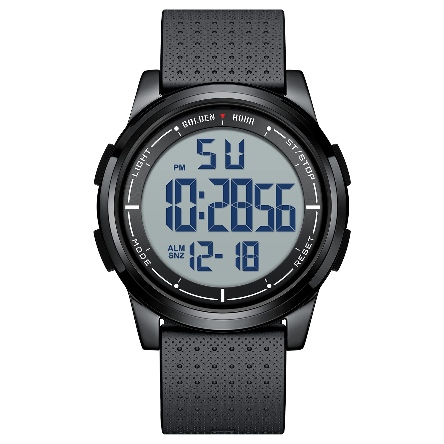 Reloj Digital Ultrafino E Impermeable Golden Hour Para Hombre - Venta Internacional.