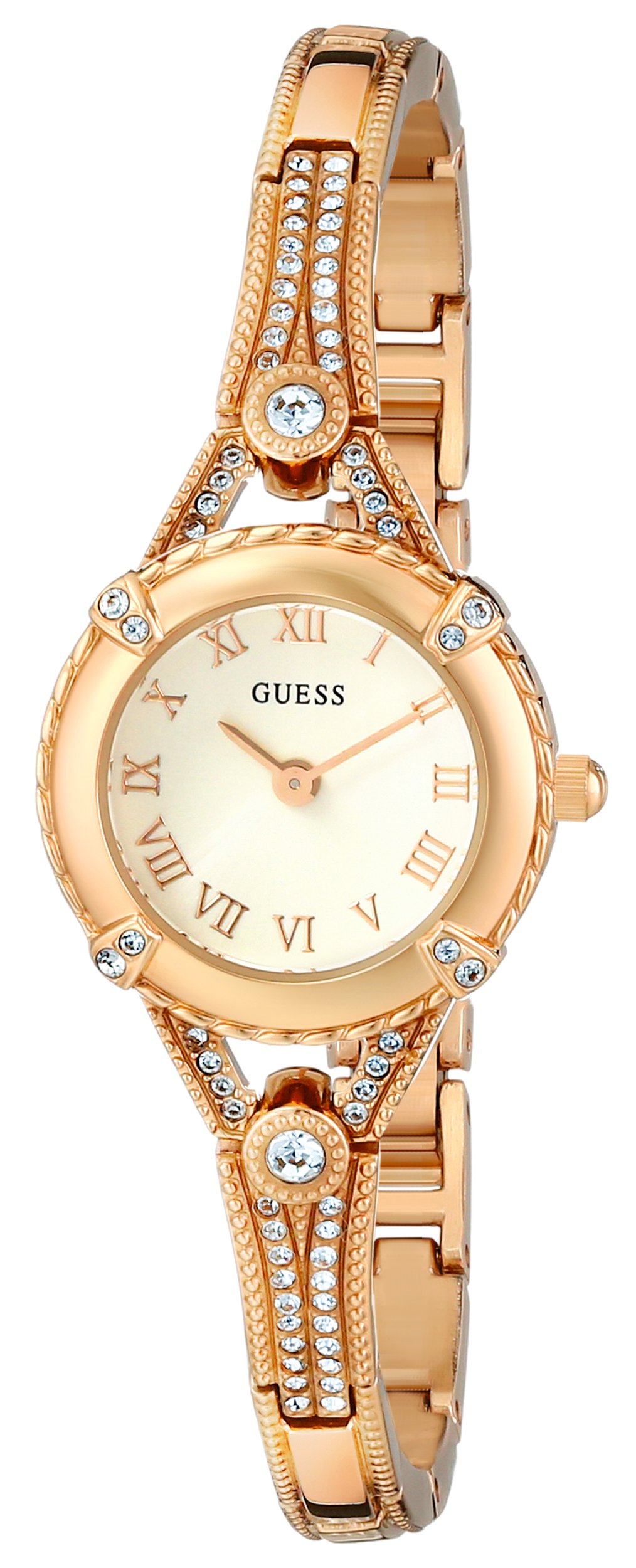 Foto 2 pulgar | Reloj Guess Petite U0135l2 De Inspiración Vintage En Tono Dorado Para Mujer - Venta Internacional.