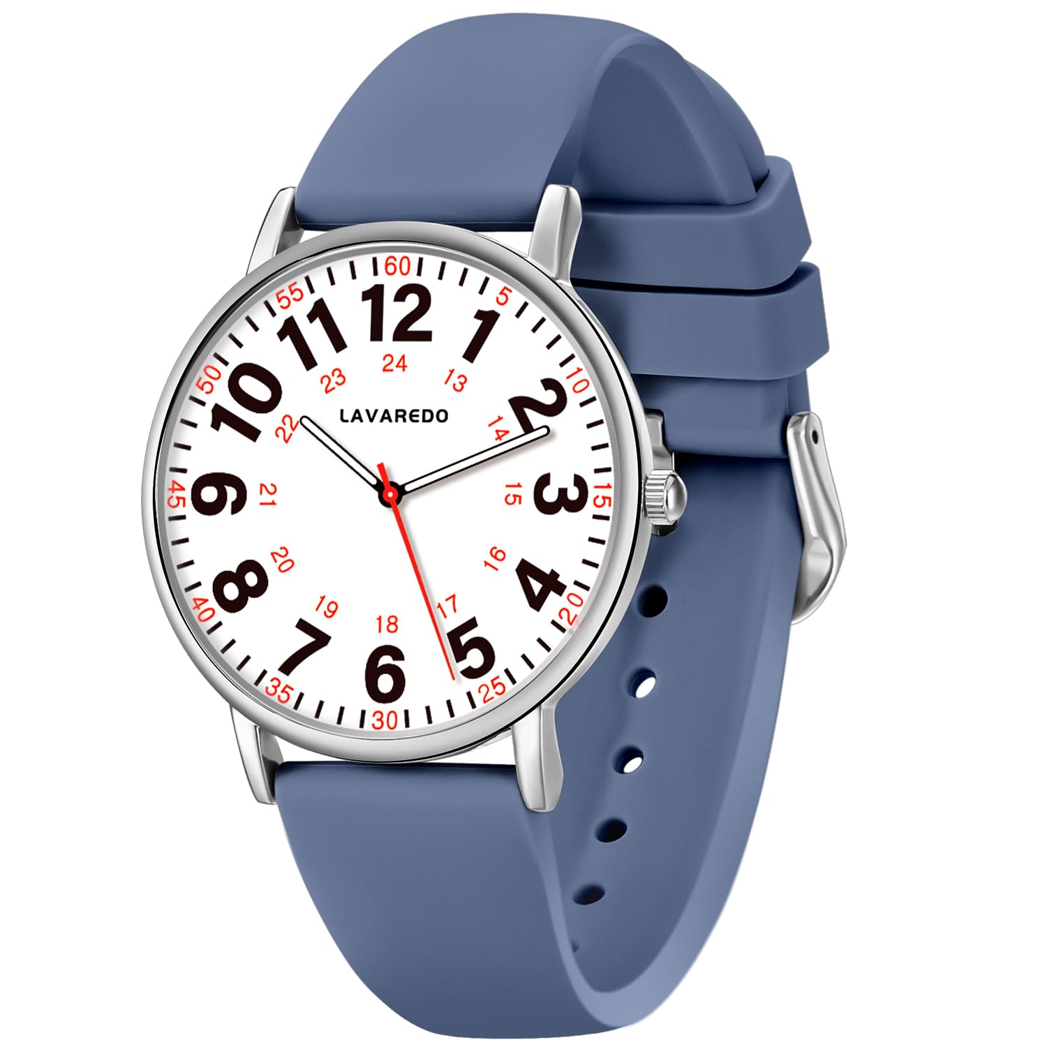 Reloj De Enfermera Bomieux, Resistente Al Agua, Analógico Y Luminoso, Esfera De Cuarzo - Venta Internacional. $1,105