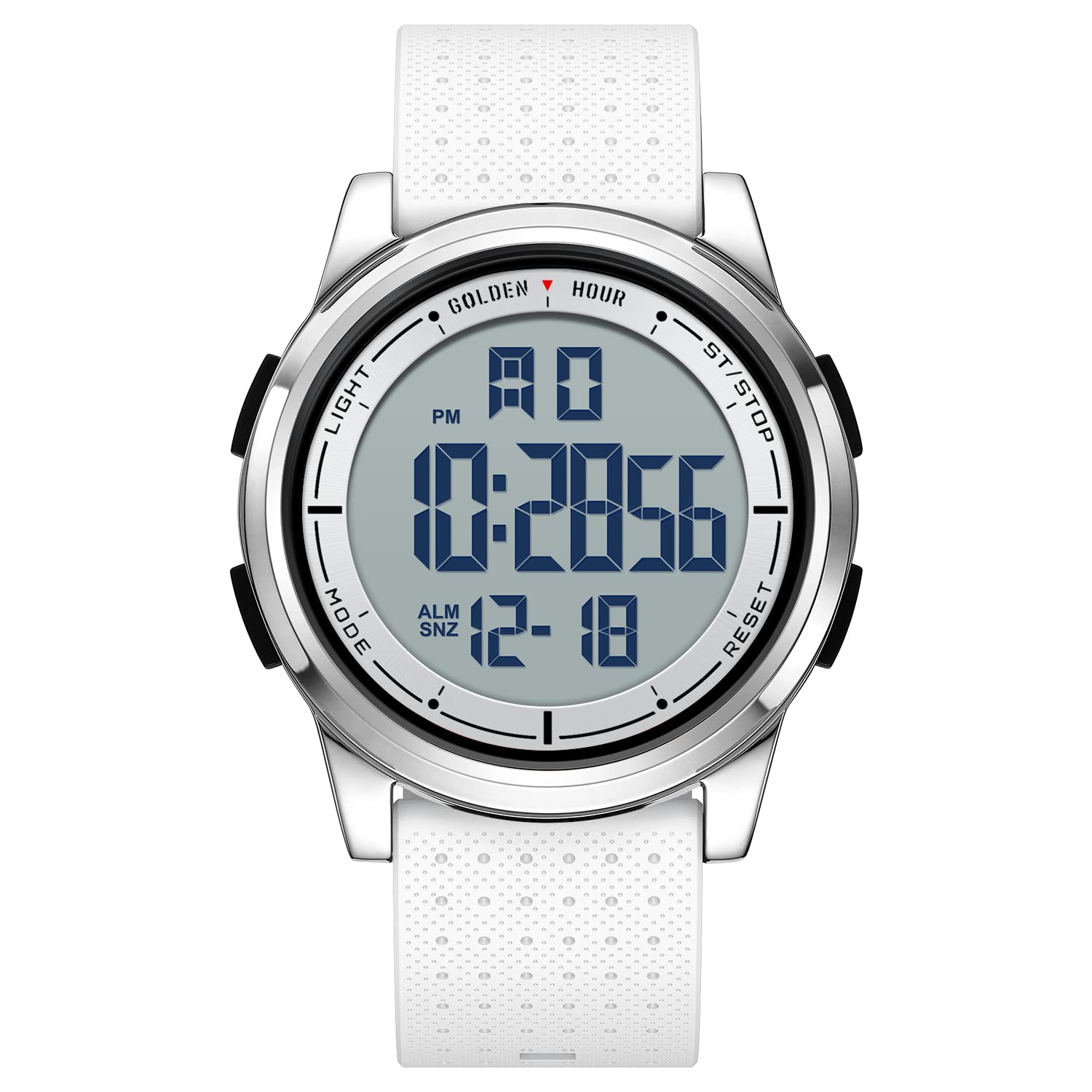 Reloj Digital Ultrafino E Impermeable Golden Hour Para Hombre - Venta Internacional.