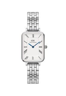 Foto 1 | Reloj Daniel Wellington Quadro Con Números Romanos De 20 X 26 Mm, Plateado - Venta Internacional.