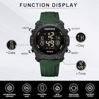 Foto 4 | Reloj Naviforce Sports Waterproof Digital para Hombre Y Mujer - Venta Internacional