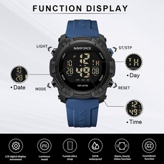 Foto 4 | Reloj Naviforce Sports Waterproof Digital para Hombre Y Mujer - Venta Internacional