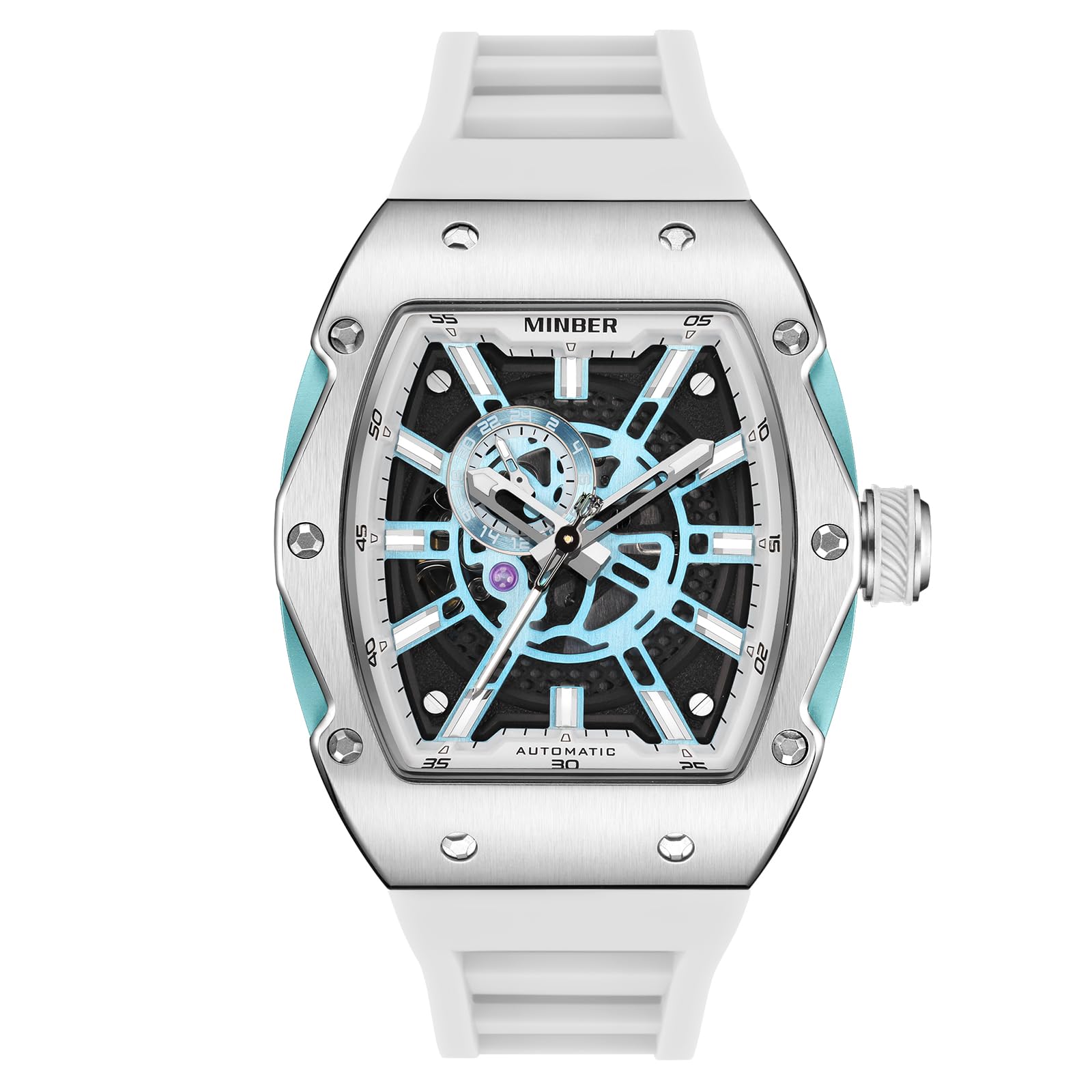 Foto 2 pulgar | Reloj Minber Skeleton Automatic 43 Mm 3atm Impermeable Para Hombre - Venta Internacional.
