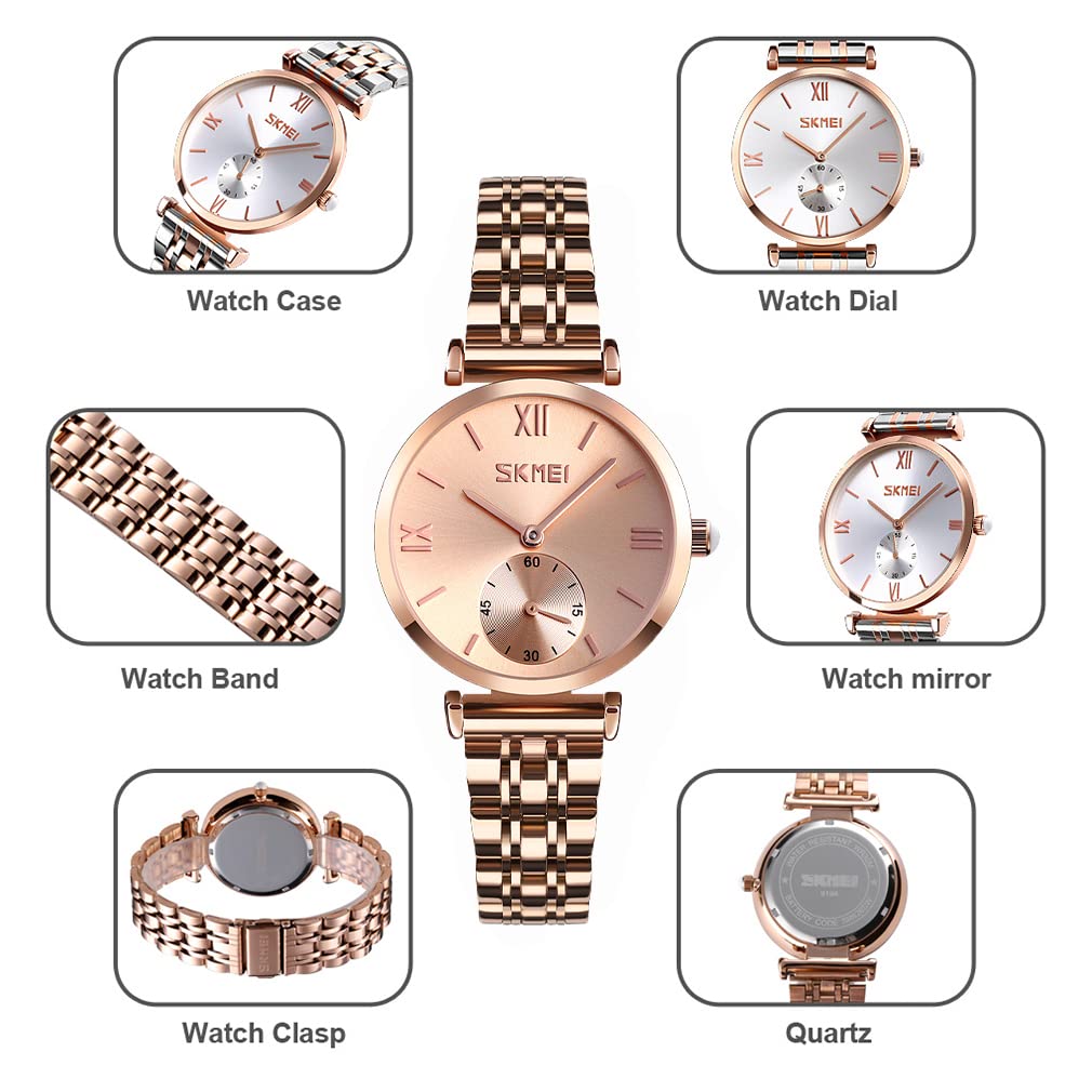 Foto 8 pulgar | Reloj Skmei para Mujer Analógico - Venta Internacional