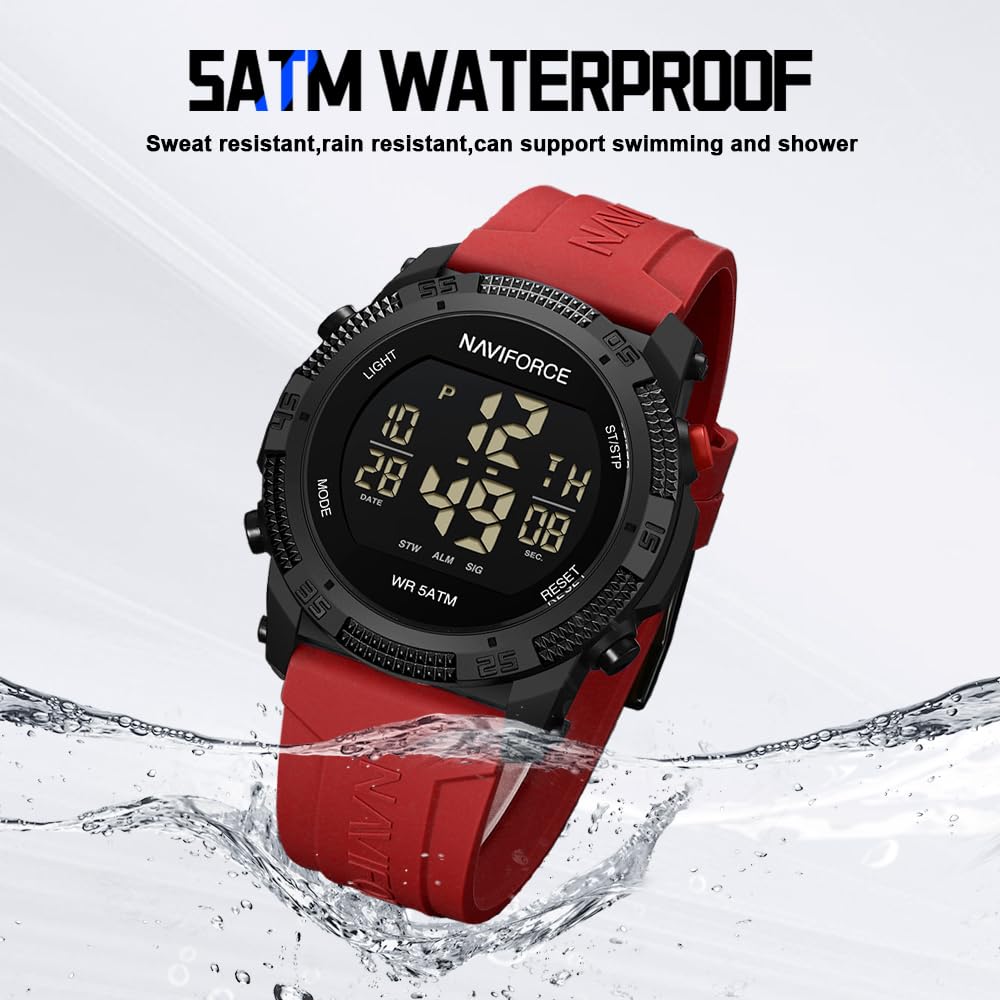 Foto 3 pulgar | Reloj Naviforce Sports Waterproof Digital Unisex - Venta Internacional