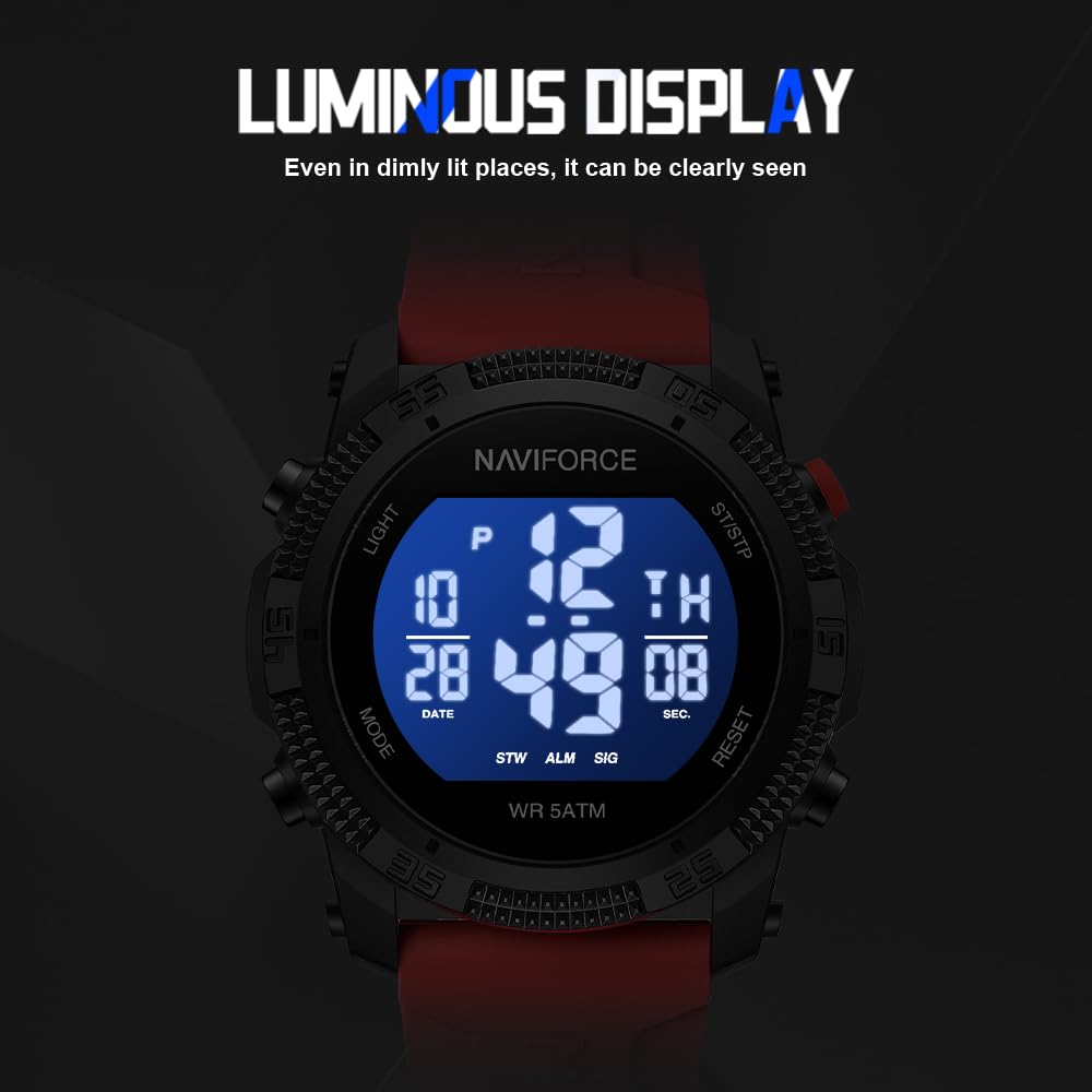 Foto 5 | Reloj Naviforce Sports Waterproof Digital Unisex - Venta Internacional