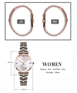Foto 6 | Reloj Skmei para Mujer Analógico de Cuarzo de Acero Inoxidable - Venta Internacional