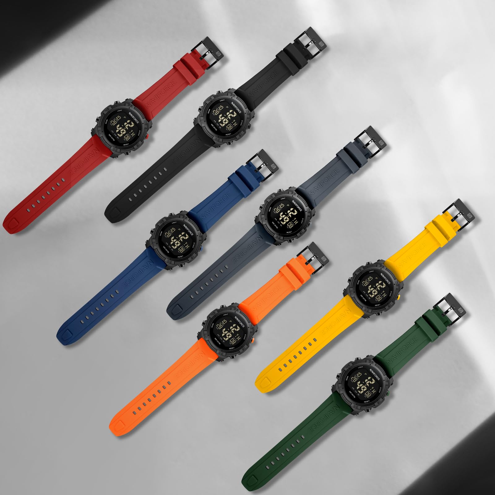 Foto 6 | Reloj Naviforce Sports Waterproof Digital Unisex - Venta Internacional