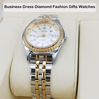 Foto 5 | Reloj Skmei Para Mujer Vestido De Acero Inoxidable Impermeable - Venta Internacional.